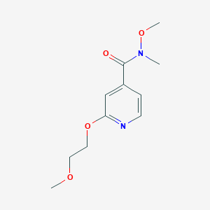 N-methoxy-2-(2-methoxyethoxy)-N-methylisonicotinamide