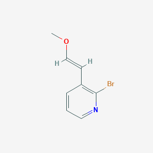 molecular formula C8H8BrNO B2907653 2-Bromo-3-(2-methoxyethenyl)pyridine CAS No. 1158614-18-6; 1884203-32-0