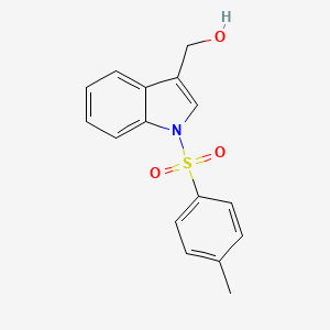 molecular formula C16H15NO3S B2907669 (1-tosyl-1H-indol-3-yl)methanol CAS No. 67593-11-7