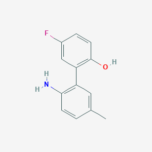 2-(2-Amino-5-methylphenyl)-4-fluorophenol