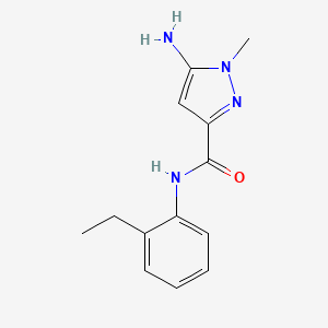 5-amino-N-(2-ethylphenyl)-1-methyl-1H-pyrazole-3-carboxamide