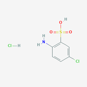 molecular formula C6H7Cl2NO3S B2907723 2-Amino-5-chlorobenzenesulfonic acid hydrochloride CAS No. 2368872-22-2