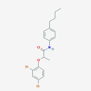 N-(4-butylphenyl)-2-(2,4-dibromophenoxy)propanamide