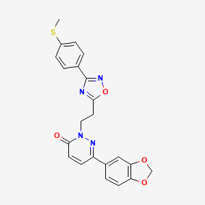 N-cyclooctyl-1-(4-fluorobenzyl)-1H-1,2,3-benzotriazole-5-carboxamide