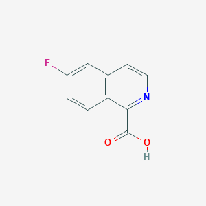 molecular formula C10H6FNO2 B2907793 6-Fluoroisoquinoline-1-carboxylic acid CAS No. 1179149-37-1