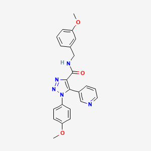 5-{[4-(benzoylamino)phenoxy]methyl}-N-(sec-butyl)isoxazole-3-carboxamide