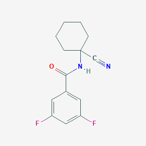 N-(1-cyanocyclohexyl)-3,5-difluorobenzamide