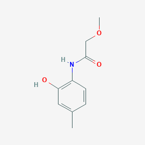 molecular formula C10H13NO3 B290785 N-(2-hydroxy-4-methylphenyl)-2-methoxyacetamide 