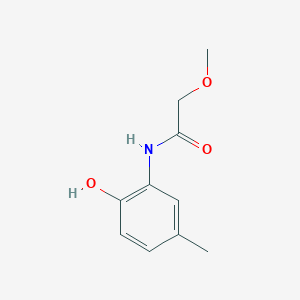 molecular formula C10H13NO3 B290786 N-(2-hydroxy-5-methylphenyl)-2-methoxyacetamide 