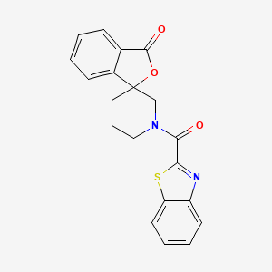 1'-(benzo[d]thiazole-2-carbonyl)-3H-spiro[isobenzofuran-1,3'-piperidin]-3-one