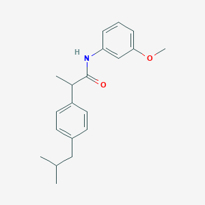 2-(4-isobutylphenyl)-N-(3-methoxyphenyl)propanamide