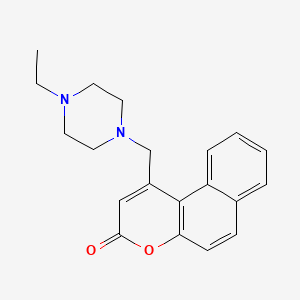 1-((4-ethylpiperazin-1-yl)methyl)-3H-benzo[f]chromen-3-one
