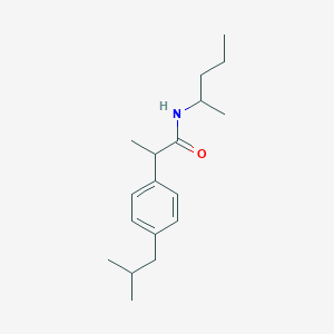 2-(4-isobutylphenyl)-N-(1-methylbutyl)propanamide