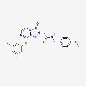 2-[8-(3,5-dimethylphenoxy)-3-oxo[1,2,4]triazolo[4,3-a]pyrazin-2(3H)-yl]-N-(4-methoxybenzyl)acetamide