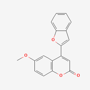 4-(1-benzofuran-2-yl)-6-methoxy-2H-chromen-2-one