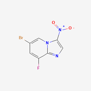3-Nitro-6-bromo-8-fluoroimidazo[1,2-a]pyridine