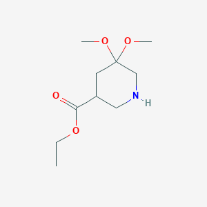 Ethyl 5,5-dimethoxypiperidine-3-carboxylate