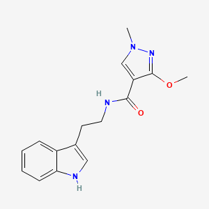 N-(2-(1H-indol-3-yl)ethyl)-3-methoxy-1-methyl-1H-pyrazole-4-carboxamide