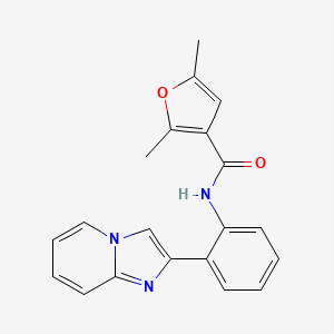 N-(2-(imidazo[1,2-a]pyridin-2-yl)phenyl)-2,5-dimethylfuran-3-carboxamide