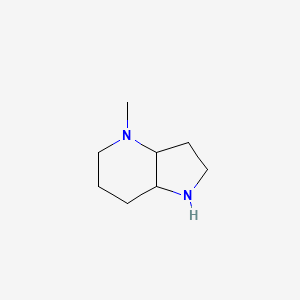 molecular formula C8H16N2 B2907958 4-Methyloctahydro-1H-pyrrolo[3,2-b]pyridine CAS No. 1369343-83-8