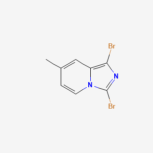 1,3-Dibromo-7-methylimidazo[1,5-a]pyridine