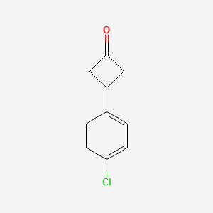 molecular formula C10H9ClO B2907979 3-(4-Chlorophenyl)cyclobutanone CAS No. 152714-07-3