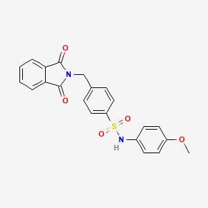 4-((1,3-dioxoisoindolin-2-yl)methyl)-N-(4-methoxyphenyl)benzenesulfonamide