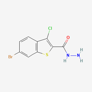 6-Bromo-3-chlorobenzo[b]thiophene-2-carbohydrazide