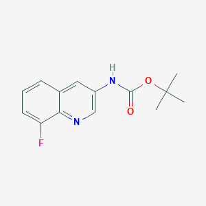 Tert-butyl n-(8-fluoroquinolin-3-yl)carbamate