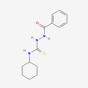 molecular formula C14H19N3OS B2908039 2-benzoyl-N-cyclohexylhydrazinecarbothioamide CAS No. 26131-20-4