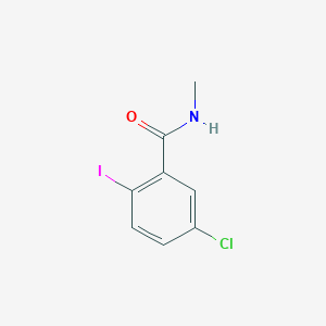 molecular formula C8H7ClINO B2908048 5-Chloro-2-iodo-N-methylbenzamide CAS No. 309253-42-7