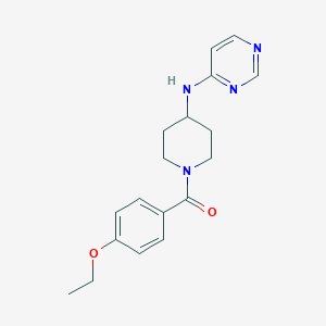 molecular formula C18H22N4O2 B2908050 (4-Ethoxyphenyl)-[4-(pyrimidin-4-ylamino)piperidin-1-yl]methanone CAS No. 2415532-67-9