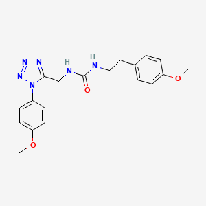 1-(4-methoxyphenethyl)-3-((1-(4-methoxyphenyl)-1H-tetrazol-5-yl)methyl)urea