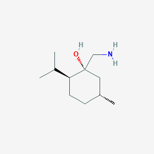 molecular formula C11H23NO B2908073 (1R,2S,5R)-1-(Aminomethyl)-2-isopropyl-5-methylcyclohexane-1-ol CAS No. 367939-60-4