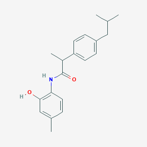 molecular formula C20H25NO2 B290808 N-(2-hydroxy-4-methylphenyl)-2-(4-isobutylphenyl)propanamide 