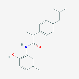 N-(2-hydroxy-5-methylphenyl)-2-(4-isobutylphenyl)propanamide