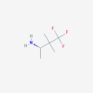 (2S)-4,4,4-trifluoro-3,3-dimethylbutan-2-amine