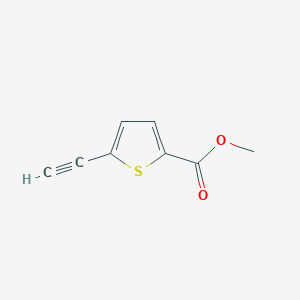 molecular formula C8H6O2S B2908123 Methyl 5-ethynylthiophene-2-carboxylate CAS No. 177575-26-7