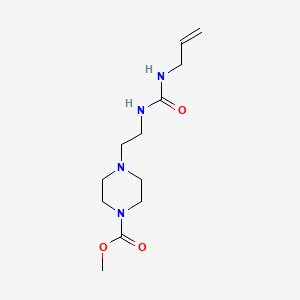 Methyl 4-(2-(3-allylureido)ethyl)piperazine-1-carboxylate