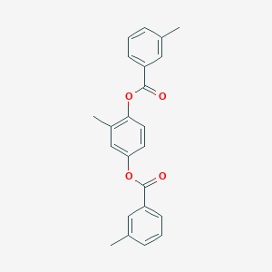 2-Methyl-4-[(3-methylbenzoyl)oxy]phenyl 3-methylbenzoate
