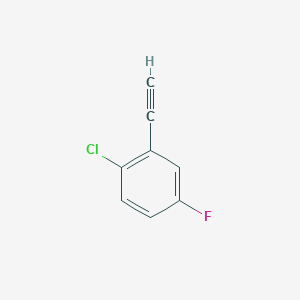 B2908146 2-Chloro-5-fluorophenylacetylene CAS No. 1233501-58-0