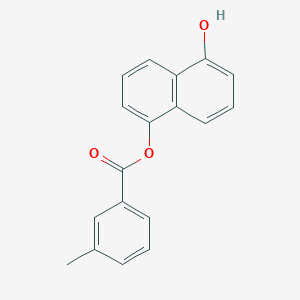 molecular formula C18H14O3 B290816 5-Hydroxy-1-naphthyl 3-methylbenzoate 