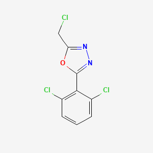 2-(Chloromethyl)-5-(2,6-dichlorophenyl)-1,3,4-oxadiazole