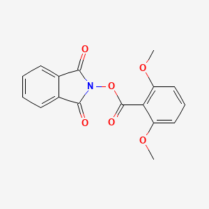 molecular formula C17H13NO6 B2908180 (1,3-Dioxoisoindol-2-yl) 2,6-dimethoxybenzoate CAS No. 414879-16-6