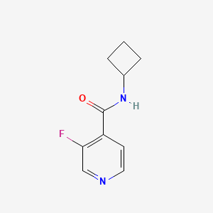 N-cyclobutyl-3-fluoropyridine-4-carboxamide