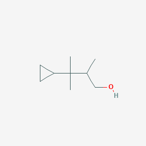 molecular formula C9H18O B2908228 3-Cyclopropyl-2,3-dimethylbutan-1-ol CAS No. 2248308-35-0