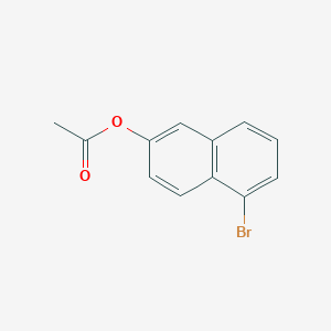 molecular formula C12H9BrO2 B290823 5-Bromo-2-naphthyl acetate 