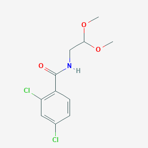 molecular formula C11H13Cl2NO3 B290824 2,4-dichloro-N-(2,2-dimethoxyethyl)benzamide 