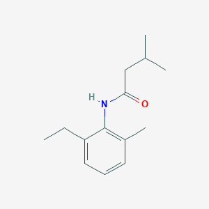 molecular formula C14H21NO B290828 N-(2-ethyl-6-methylphenyl)-3-methylbutanamide 