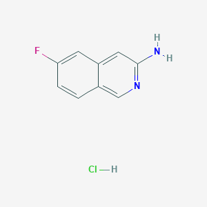 6-Fluoroisoquinolin-3-amine;hydrochloride